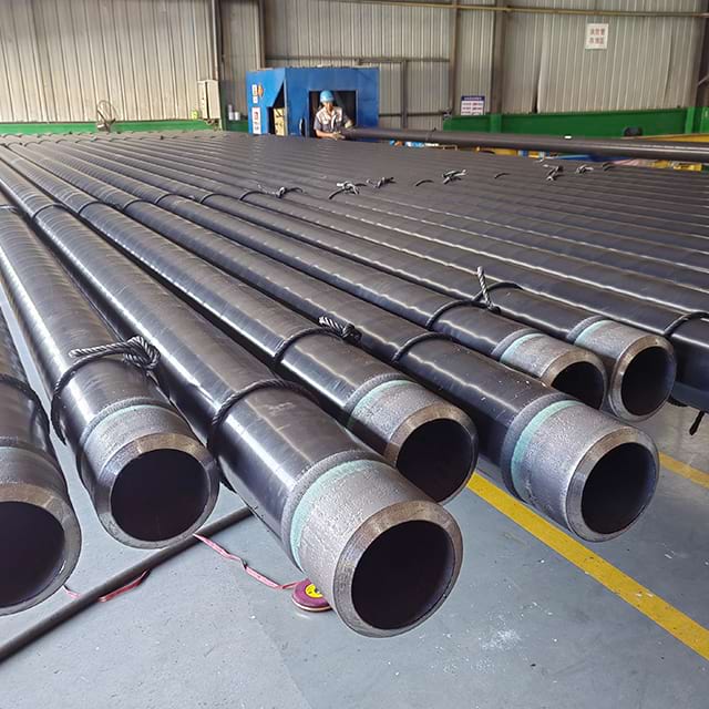 Coated pipe — yard storage