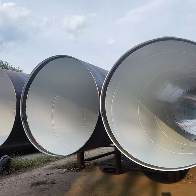 3LPE coated large-diameter pipe