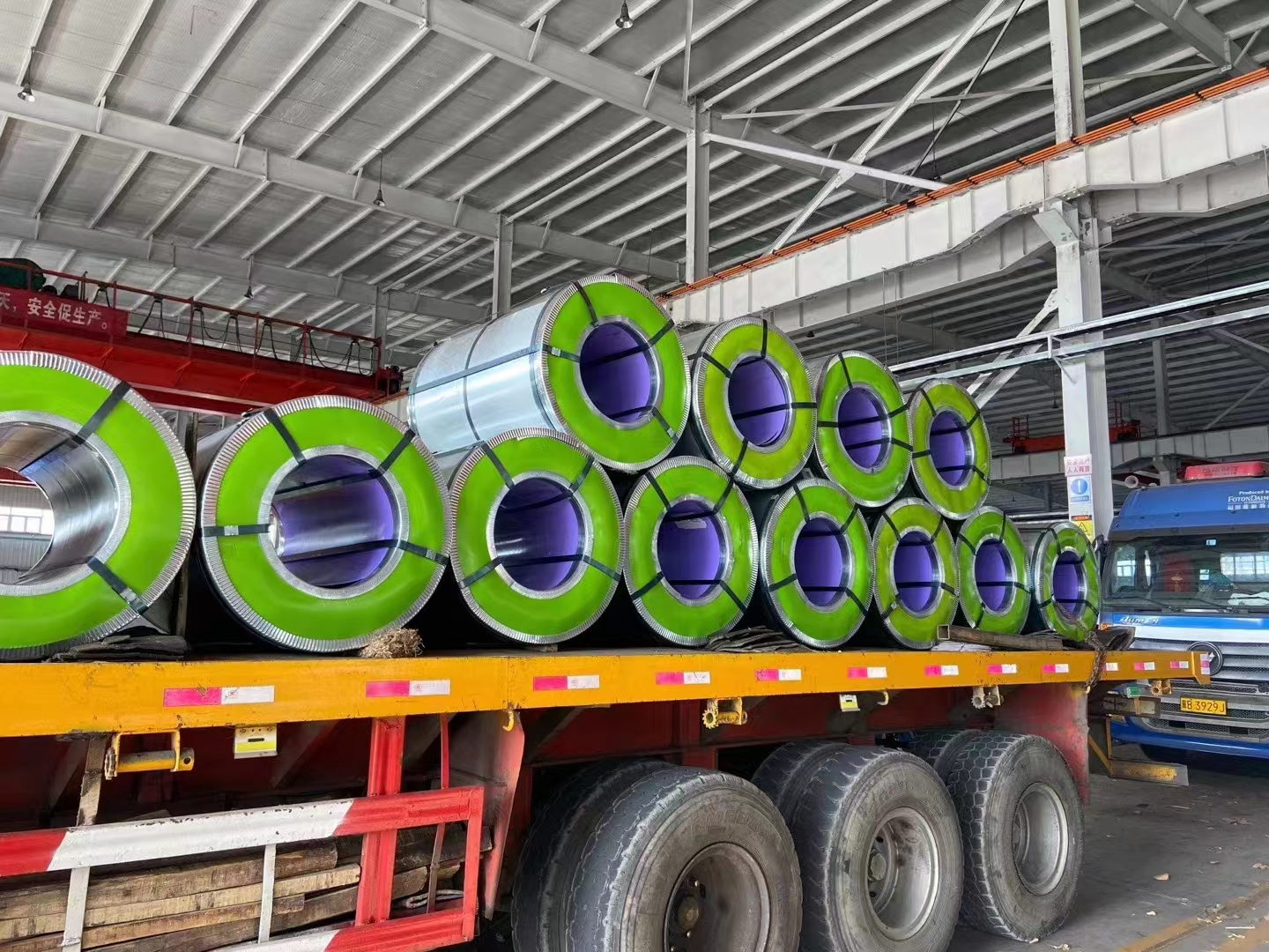 Cold-rolled coils — yard storage