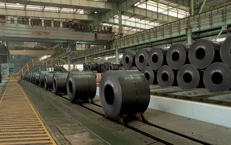 Hot-rolled plates — production line