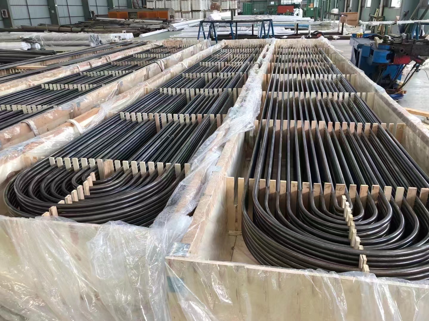 Seamless stainless pipe — yard storage
