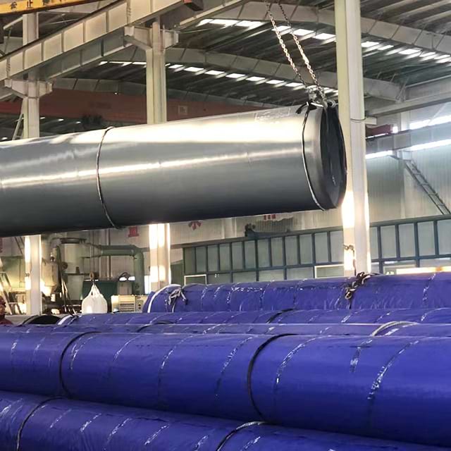 Welded pipe — yard storage