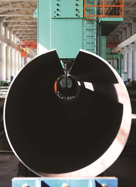 LSAW pipe — longitudinal submerged arc welding