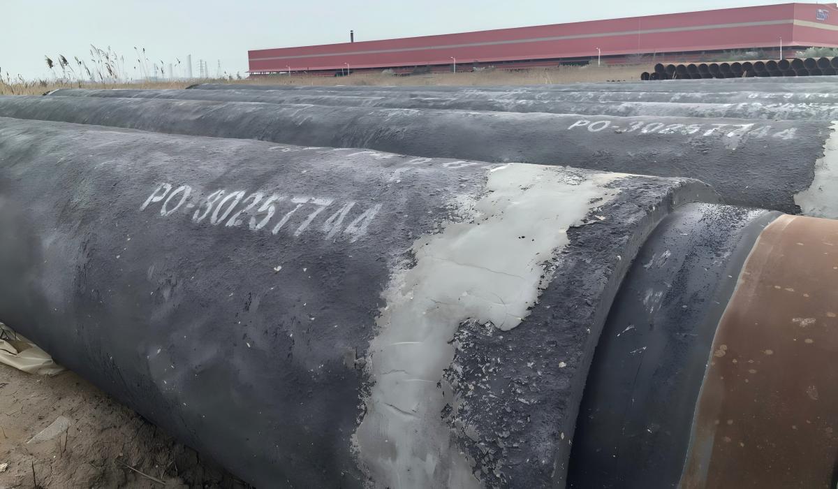 API 5L X52M LSAW 28″ with 3LPE + Concrete Weight Coating to Africa — photo 1