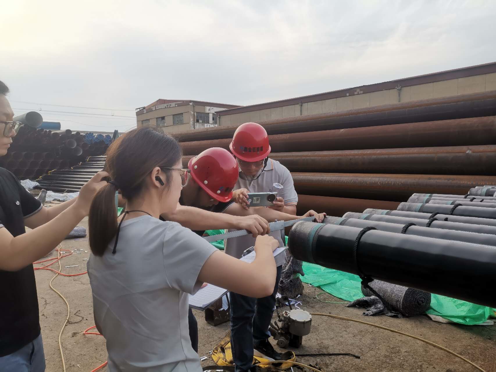 API 5L X70Q Sour-Service Line Pipe with 3LPE Coating to Africa — photo 4